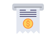 Bill Flat Icon, a Duotone Icon by Pexelpy (Thumbnail 1 of 2)