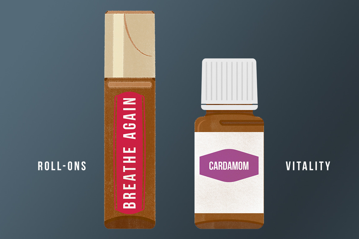 Essential Oil Bottles (Young Living), an Illustration by M. E. Smith Design (Photo 4 of 4)