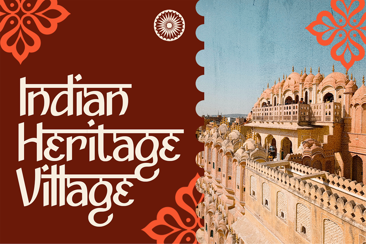 Shivaraja- Modern Hindi Display Font, a Font by Pekotype (Photo 10 of 16)