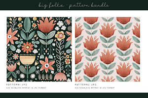 Big Folks Digital Paper Bundle DH