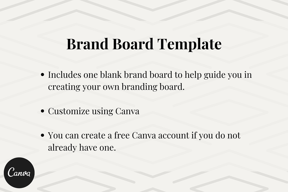 Brand Board Template Canva, a Templates & Theme by Joanna Lane Designs (Photo 2 of 2)