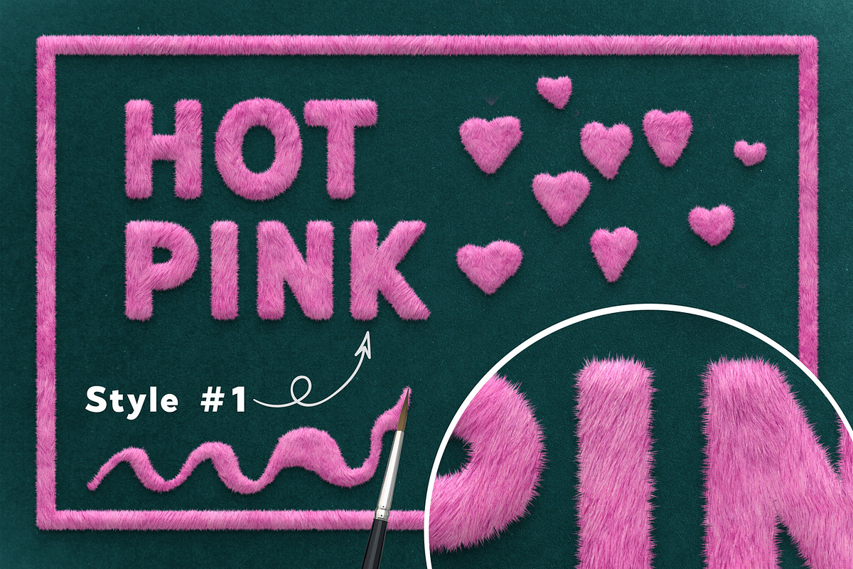 Fanсy Pink Fur Photoshop Effect, an Action Add-On by Sophico (Photo 3 of 8)