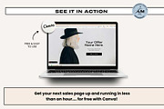 Canva Sales Page - Black and Beige, a Templates & Theme by Freedom Business Shop (Thumbnail 2 of 10)