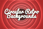 10 Circular Retro Backgrounds, a Texture Graphic by Mantas Bac (Thumbnail 1 of 3)