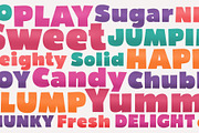 Bumpo Font, a Sans Serif Font by Graphite_Studios (Thumbnail 3 of 4)