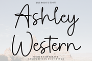 Ashley Western, a Handwritten Font by InermediaSTUDIO (Thumbnail 1 of 8)