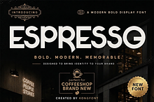 Espressq - Modern Bold Display Font