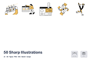 Sharp - 50 Illustrations, an Animal Illustration by Vectopus.com (Thumbnail 4 of 4)