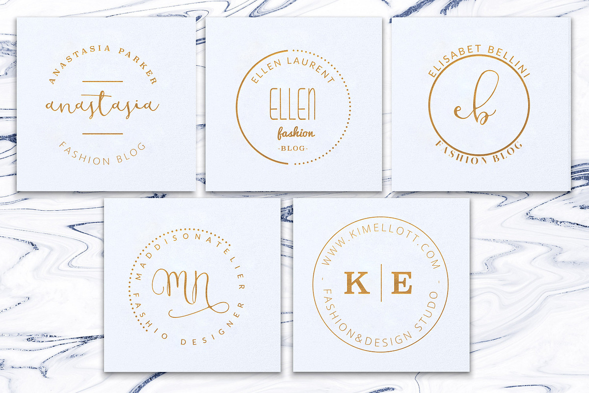 PREMIUM 120 Stamp Logo Bundle, a Branding & Logo Template by IsikChic (Photo 23 of 30)