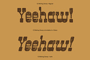 CS Belting Stamp, a Slab Serif Font by Craft Supply Co. (Thumbnail 3 of 8)