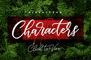 Biolatesha Calligraphy Font, a Script Font by Typia Nesia (Thumbnail 6 of 7)