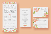 Garden Watercolour Wedding Suite, an Invitation Template by Knotted Design (Thumbnail 2 of 4)