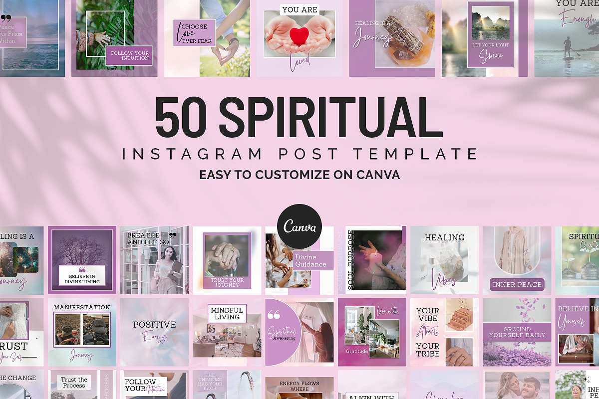 Spiritual Instagram Canva Template
