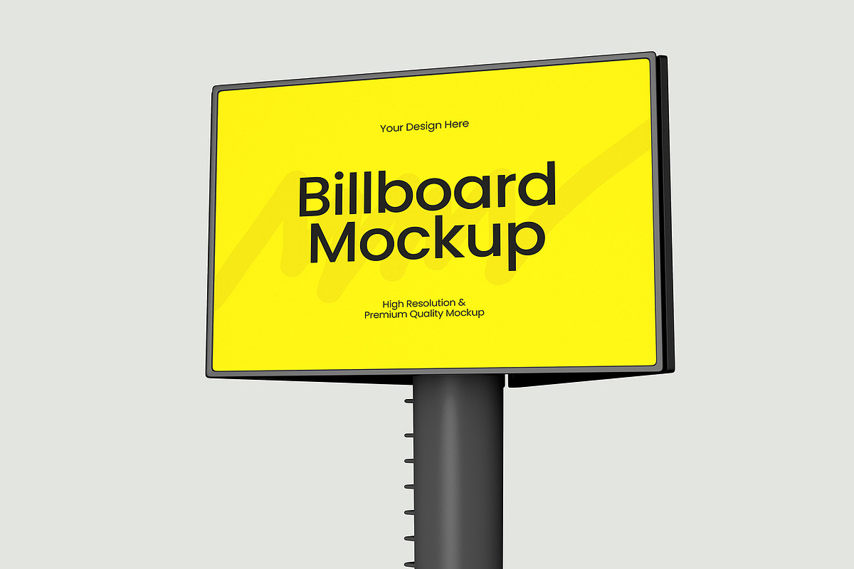 Street Advertising Billboard Mockup, an Advertising Mockup by graphypix (Photo 1 of 4)