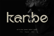 Kanbe - Stylish Sans Serif Font, a Font by Sealoung (Thumbnail 1 of 10)