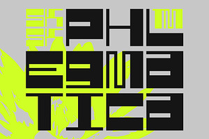SK Phlegmatica — Heavy Display Font