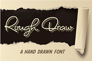 Rough Draw, a Font by Art And Sign Unlimited (Thumbnail 1 of 2)