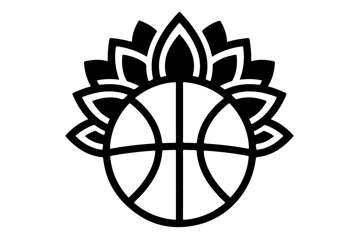 Basketball Lotus Emblem, an Object Graphic by Gfx_Store (Photo 2 of 15)