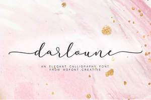Darloune | An Elegant Calligraphy