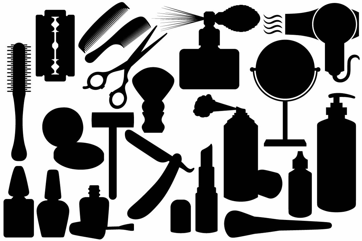 Set of cosmetic products, an Object Graphic by LineworkStock (Photo 2 of 3)