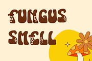 FlowerBreeze - A Groovy Display Font, a Symbol Font by AQR Studio (Thumbnail 3 of 9)