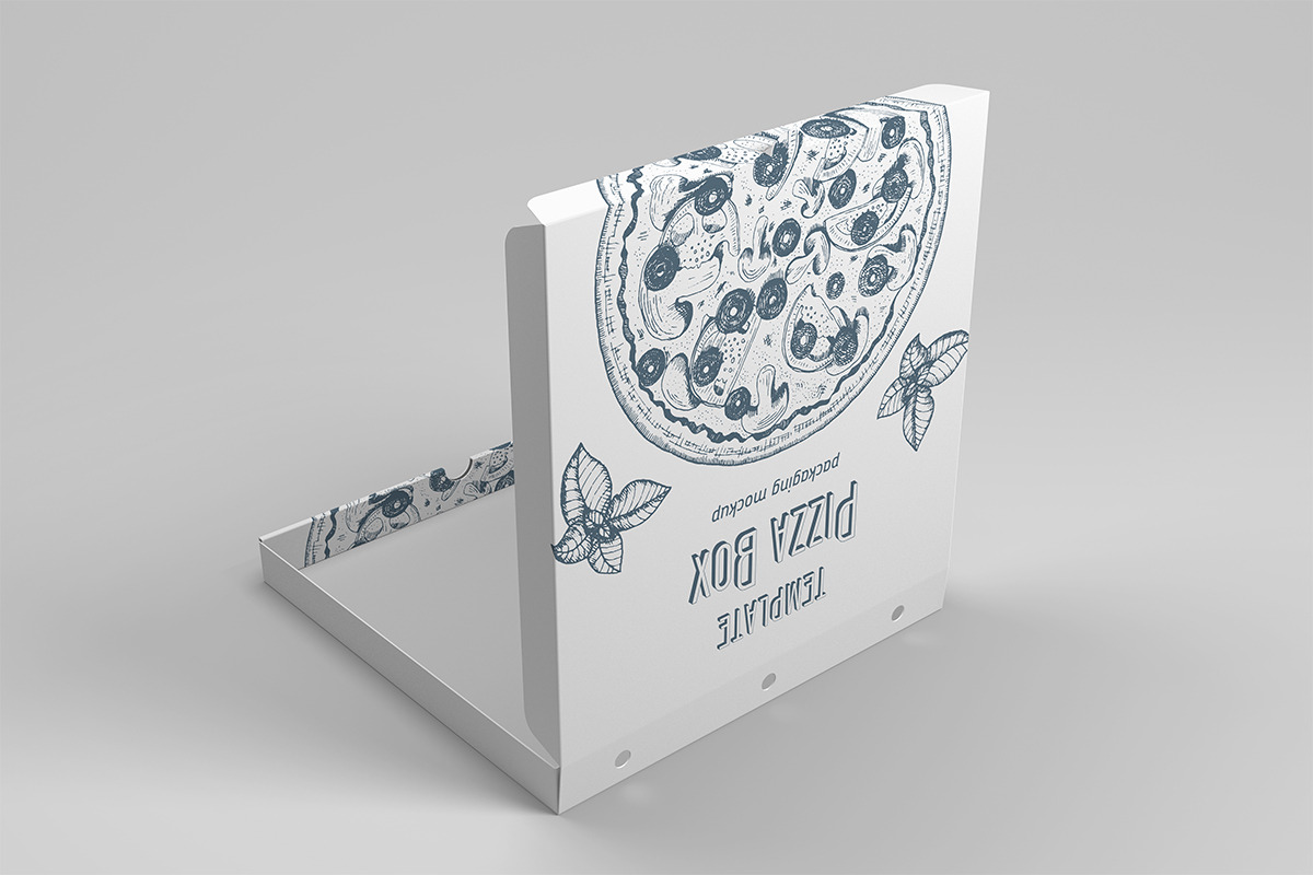 Pizza Box Mockup, a Packaging Mockup by Petr Stránský (Photo 8 of 16)
