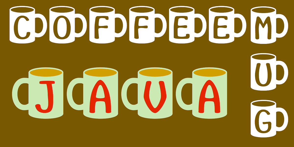 CoffeeMug, a Symbol Font by Ingrimayne Type (Photo 1 of 5)