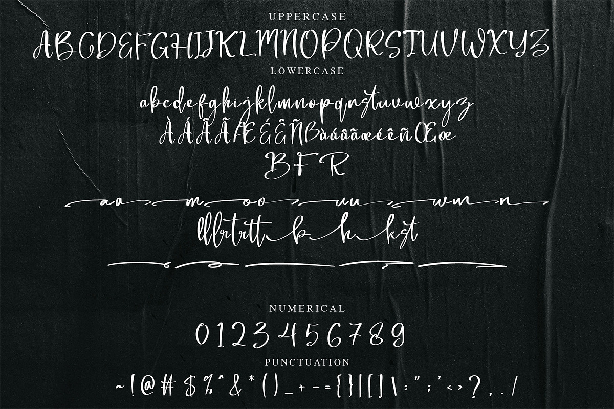 Mellanttona Calligraphy Script Font, a Script Font by NTC Graphic (Photo 8 of 9)