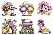 Whimsical Summer Clipart, an Illustration by Black Bird Studio (Thumbnail 4 of 4)