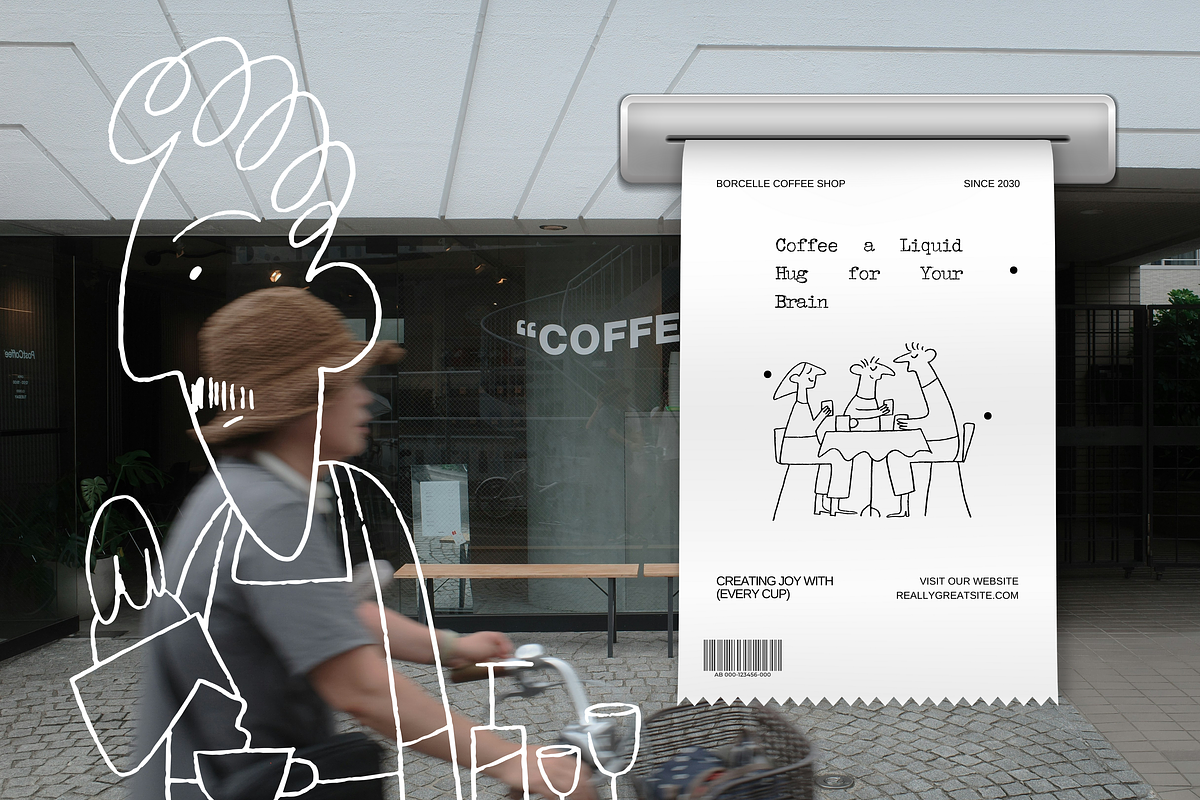 Naive Coffee Doodles, a Food Illustration by Veyla (Photo 14 of 16)
