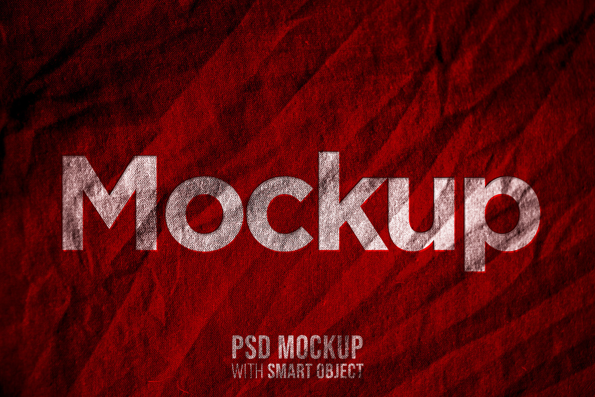 Canvas & Fabric Style 3D Text Effect, a Layer Style Add-On by yokbisayok (Photo 1 of 3)