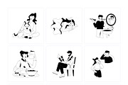 People Lifestyle Illustration Set, a Person Illustration by Prosymbols (Thumbnail 8 of 8)