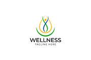 Logo Wellness Health Body and Nature, a Branding & Logo Template by Signatoro (Thumbnail 1 of 4)