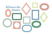 FRAME decorative borders, a Decorative Illustration by Elliko shop (Thumbnail 7 of 10)