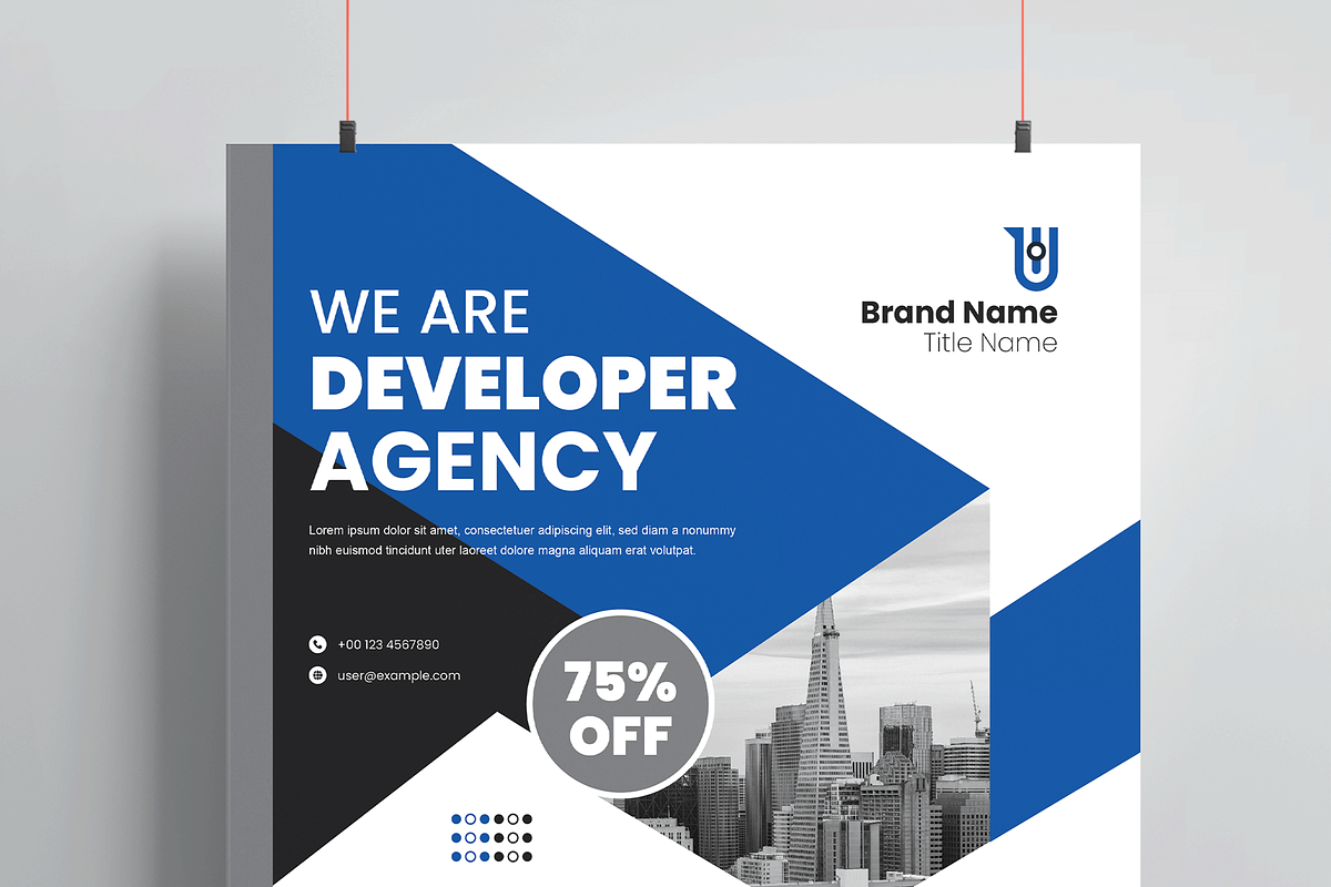 Corporate Flyer Design Template, a Flyer Template by MightyDesign (Photo 2 of 8)