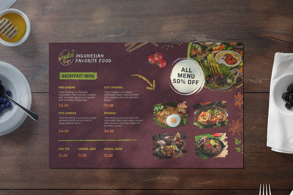 Elegant Landscape Menu Template, a Brochure Template by judayartworks (Photo 15 of 21)