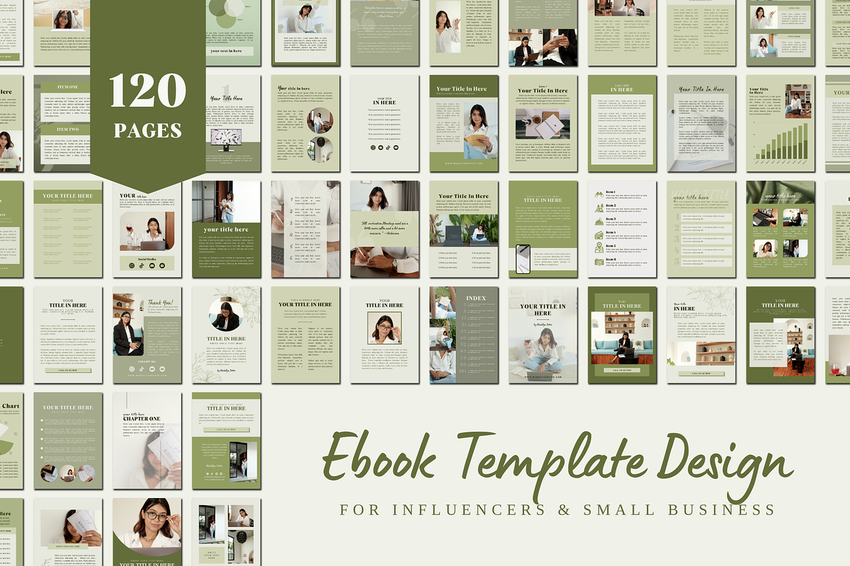 Ebook Template Design, a Magazine Template by The Little Lily Studio (Photo 1 of 5)