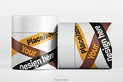 Mini paper tube mockup bundles, a Packaging Mockup by Ambo Ampeng (Thumbnail 17 of 36)
