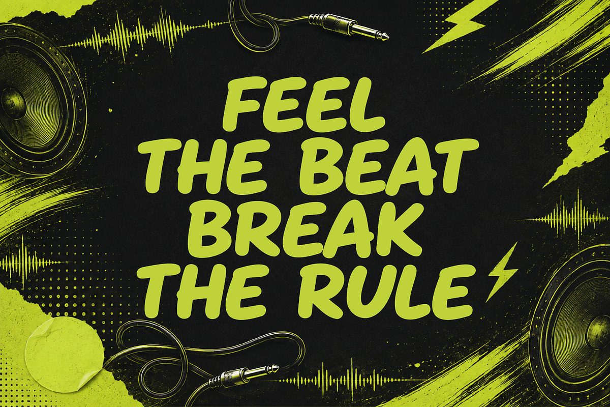 Hard Beat - Energetic Display Font, a Sans Serif Font by Gumrega Studio (Photo 4 of 8)