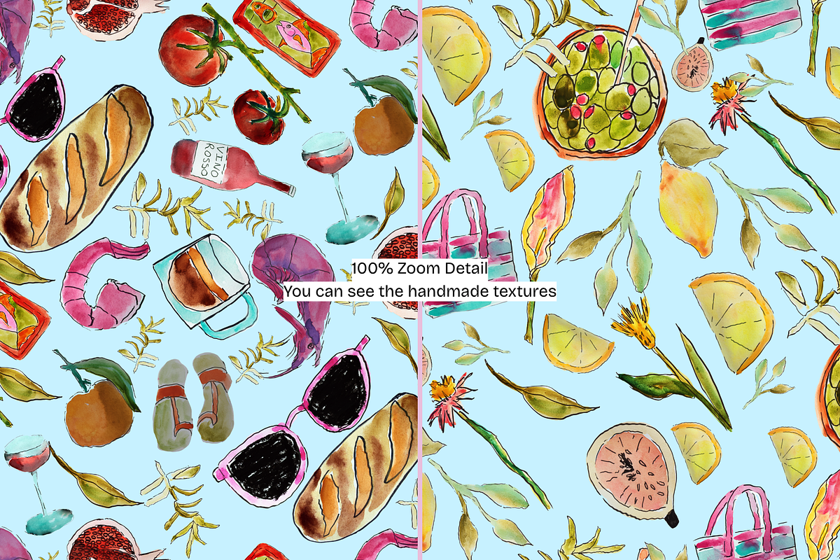 ITALIAN SEASIDE Graphics, a Decorative Illustration by Chantelle T Illustrations (Photo 10 of 11)