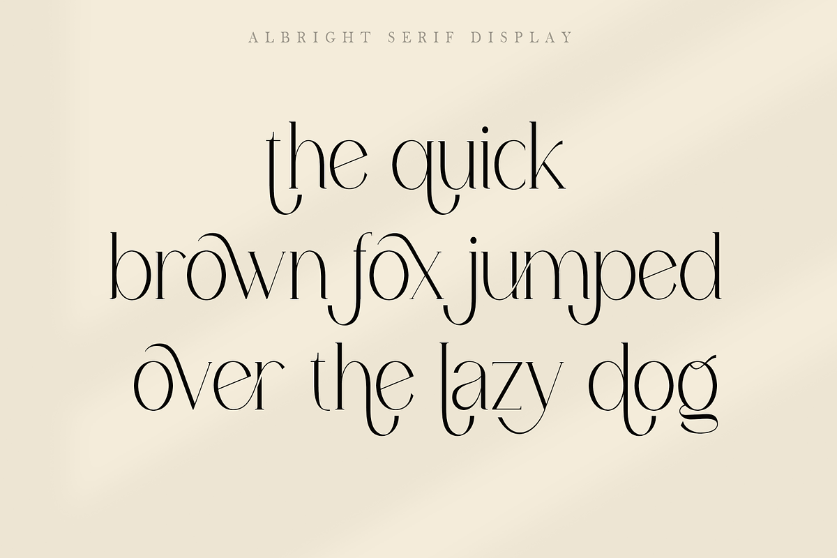 Albright | Modern Typeface Serif, a Serif Font by Youthlabs Studio (Photo 4 of 15)