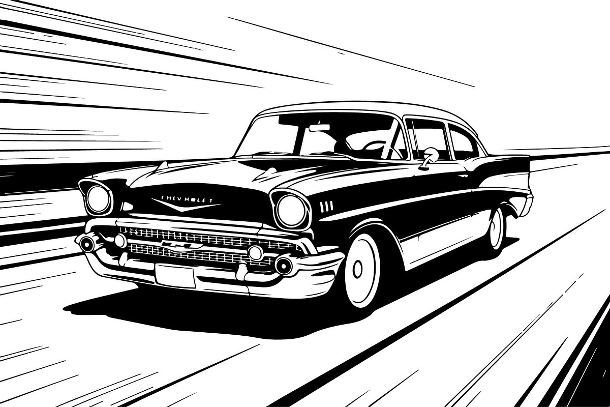 Vintage Speed Car SVG Bundle, an Object Graphic by Creativeshirt (Photo 11 of 12)