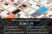 20 Best Email Templates - Bundle 10, an Email Template by Pennyblack Templates (Thumbnail 1 of 4)