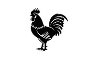 Rooster Chicken Silhouette Bundle, an Illustration by Designs_River (Thumbnail 26 of 51)