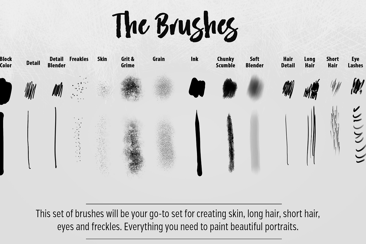 Perfect Portrait Pack, a Brushes & More by potterDesigns (Photo 8 of 8)