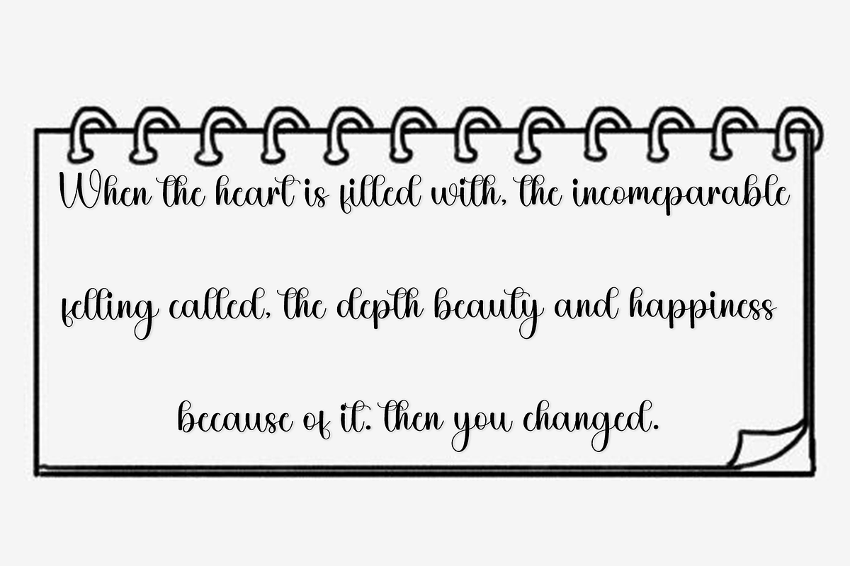 Happy Day, a Handwritten Font by InermediaSTUDIO (Photo 7 of 8)