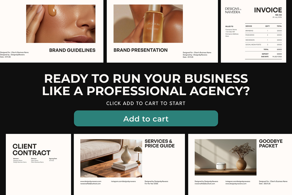 Brand Designer Business ToolKit, a Branding & Logo Template by Naveera Aftab (Photo 8 of 8)