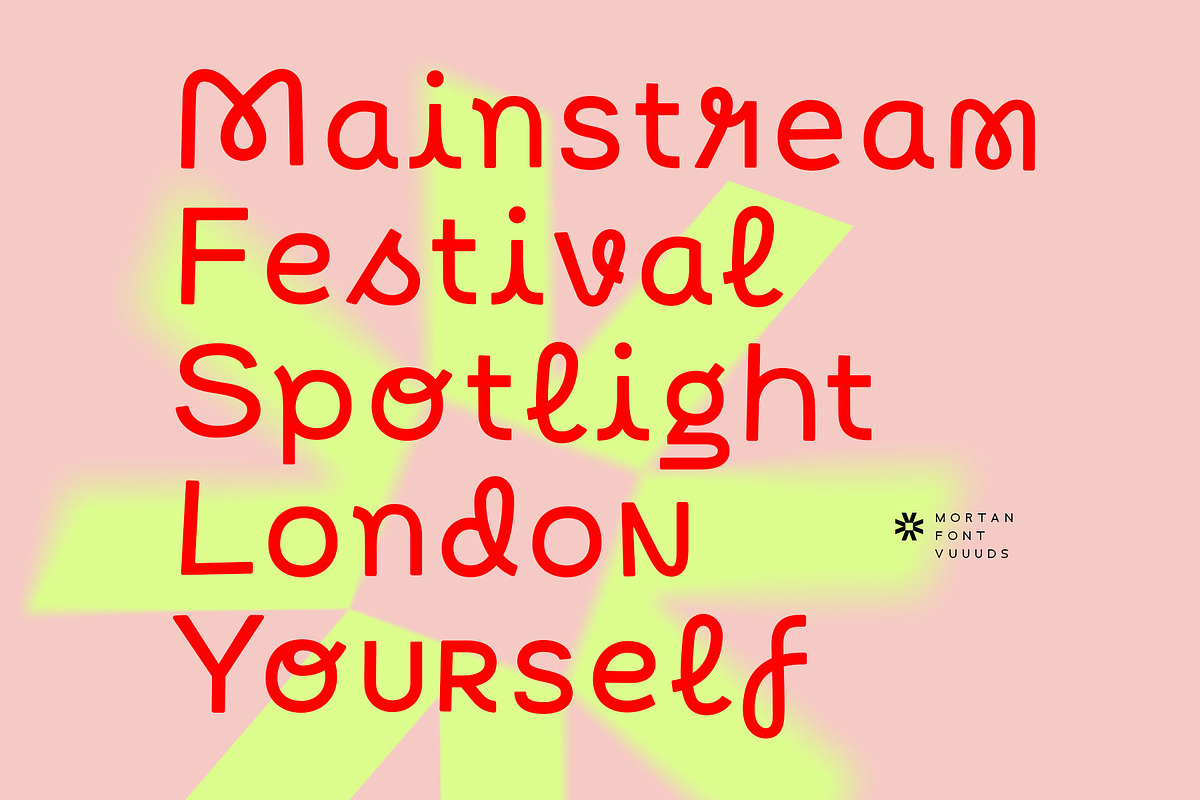 Mortan, a Sans Serif Font by vuuuds (Photo 3 of 11)