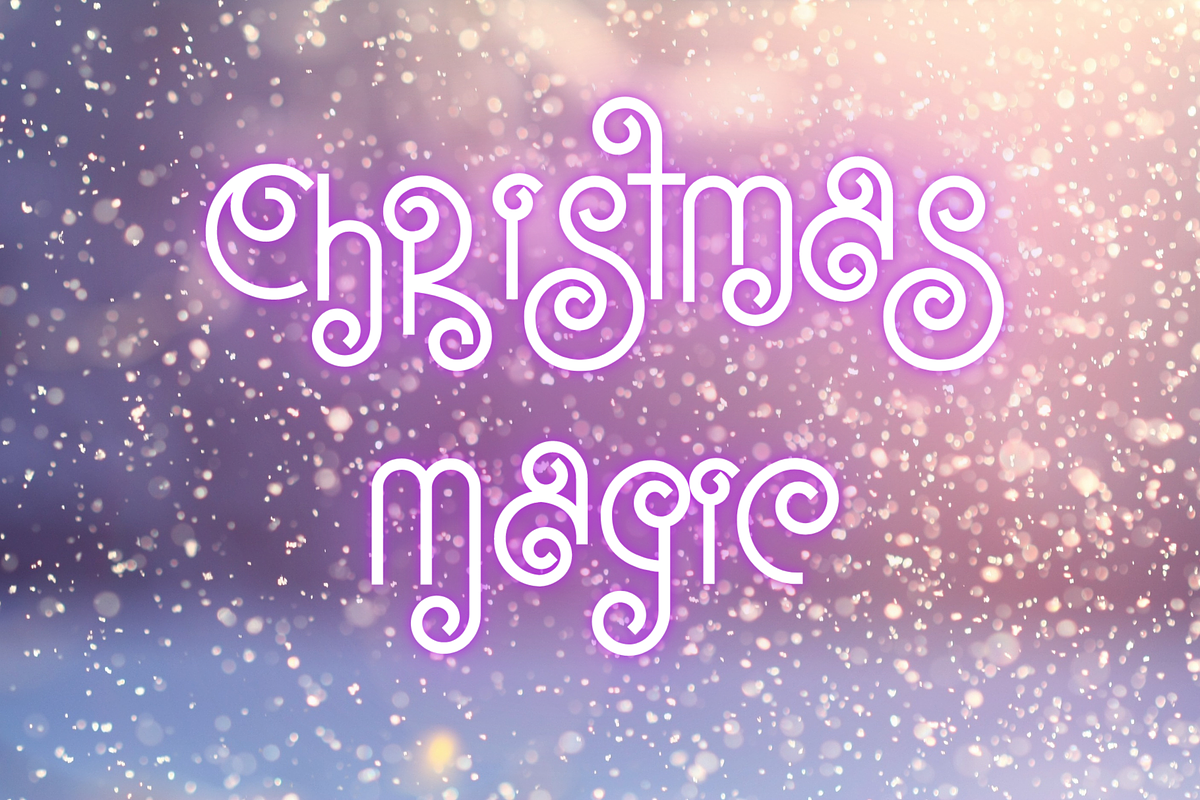 Santa's Beard Curly Christmas Font, a Font by Dancing with Ink (Photo 22 of 30)