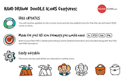1000 Hand Drawn Doodle Icons, an Icon by Vectopus.com (Thumbnail 2 of 5)